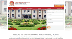 Desktop Screenshot of gbwcollegekurana.org