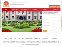 Tablet Screenshot of gbwcollegekurana.org